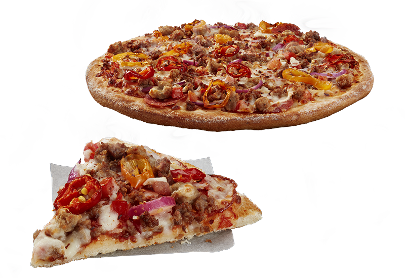 Dominos Fire Breather - Dominos Beef And Onion Pizza (800x550), Png Download
