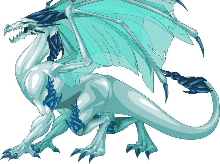 Ice Dragon Png - Adventure Quest Ice Dragon (732x547), Png Download