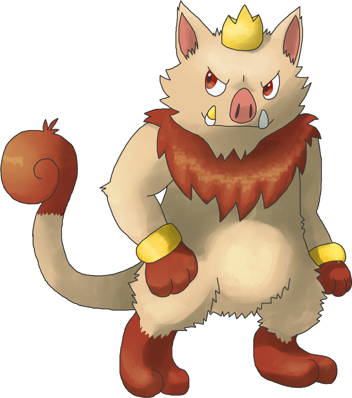 [image - Latestcb=20140715164320] - Pokemon Uranium Primeape Evolution (1259x1472), Png Download