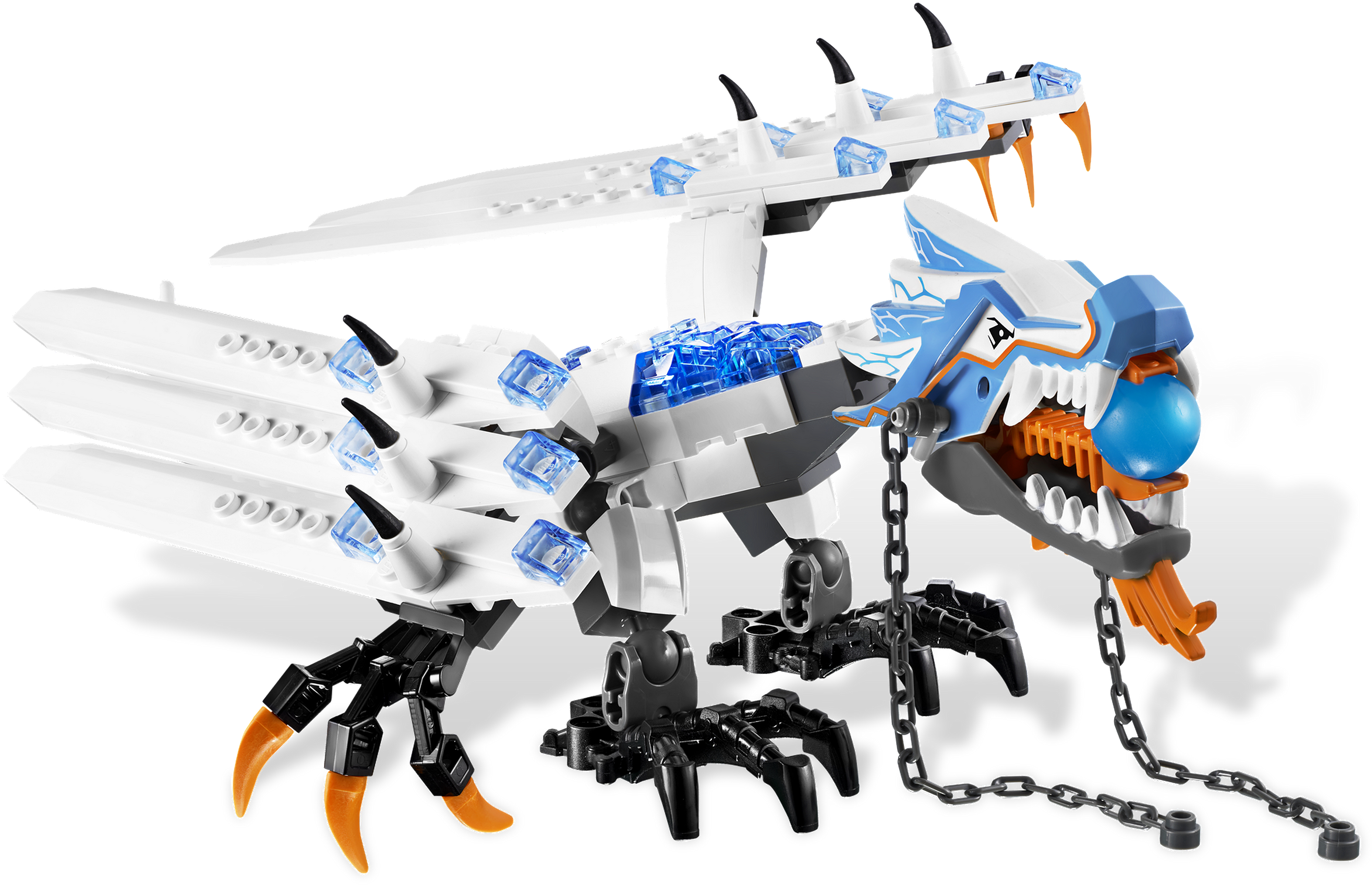 Ice Dragon - Lego Ninjago 2260: Ice Dragon Attack (4000x3000), Png Download