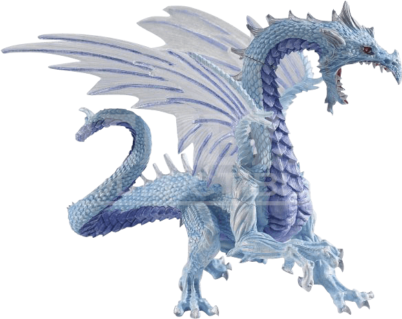 Ice Dragon Figure - Safari Dragons Collection - Ice Dragon (600x600), Png Download