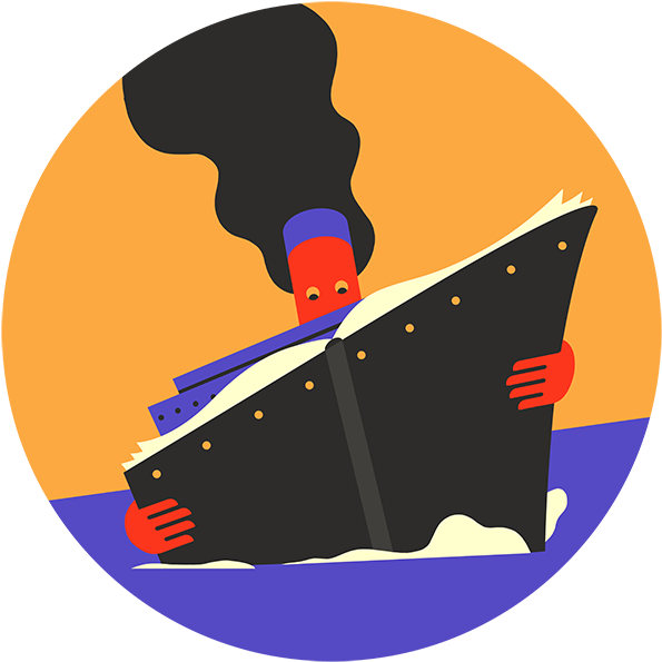 Magoz Illustration - Reading - Triadas De Color En Ilustracion (610x610), Png Download