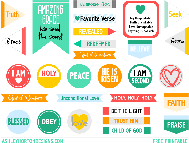 Journaling Bible - Illustrated Faith Printables (800x612), Png Download