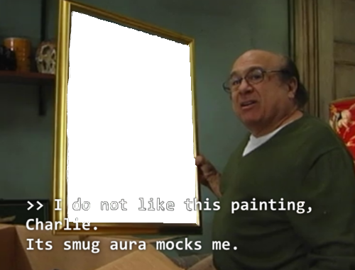 Copy Discord Cmd - Do Not Like This Painting Template (500x381), Png Download