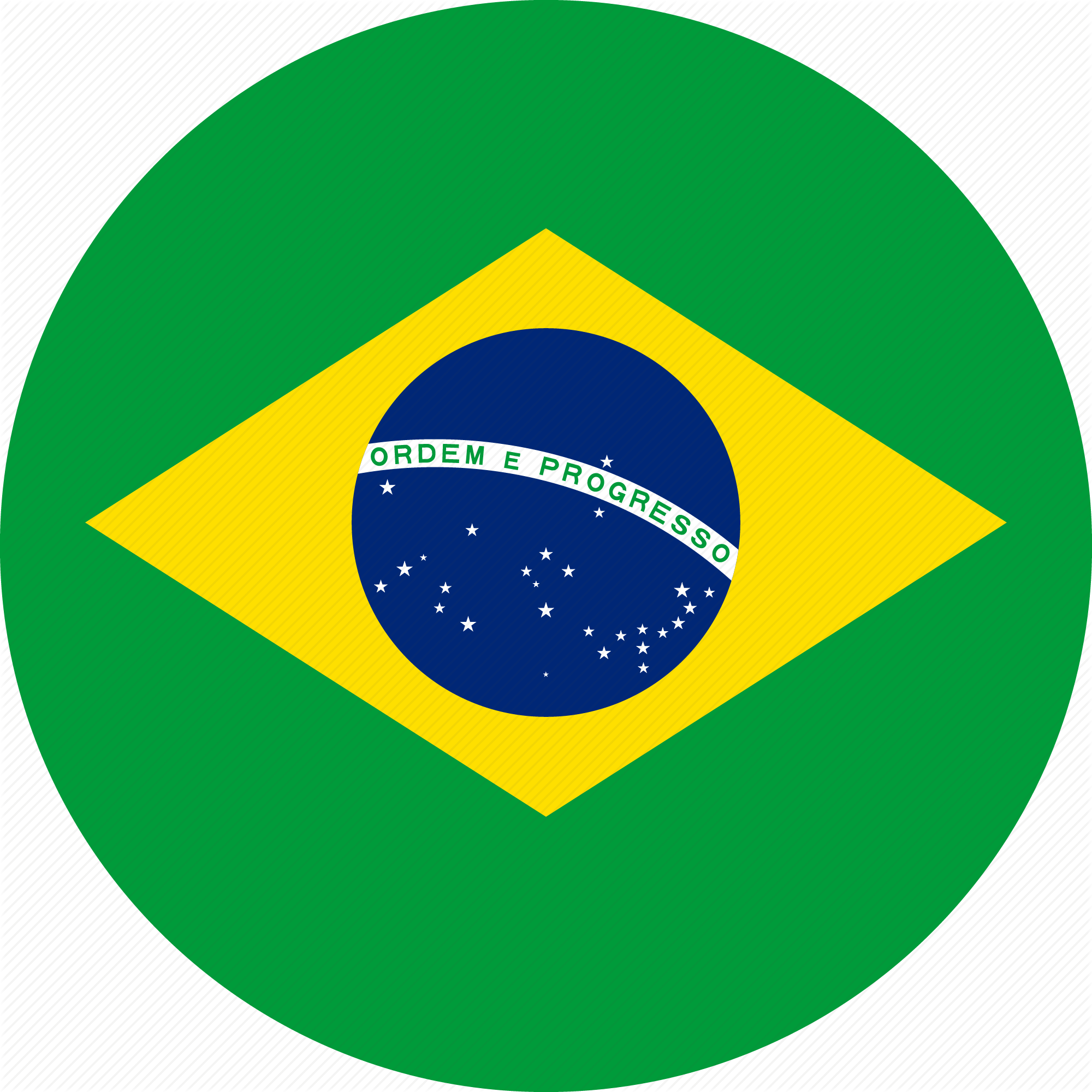 Brazil Flag Icon Png - Brazil Flag Png Icon (2000x2000), Png Download