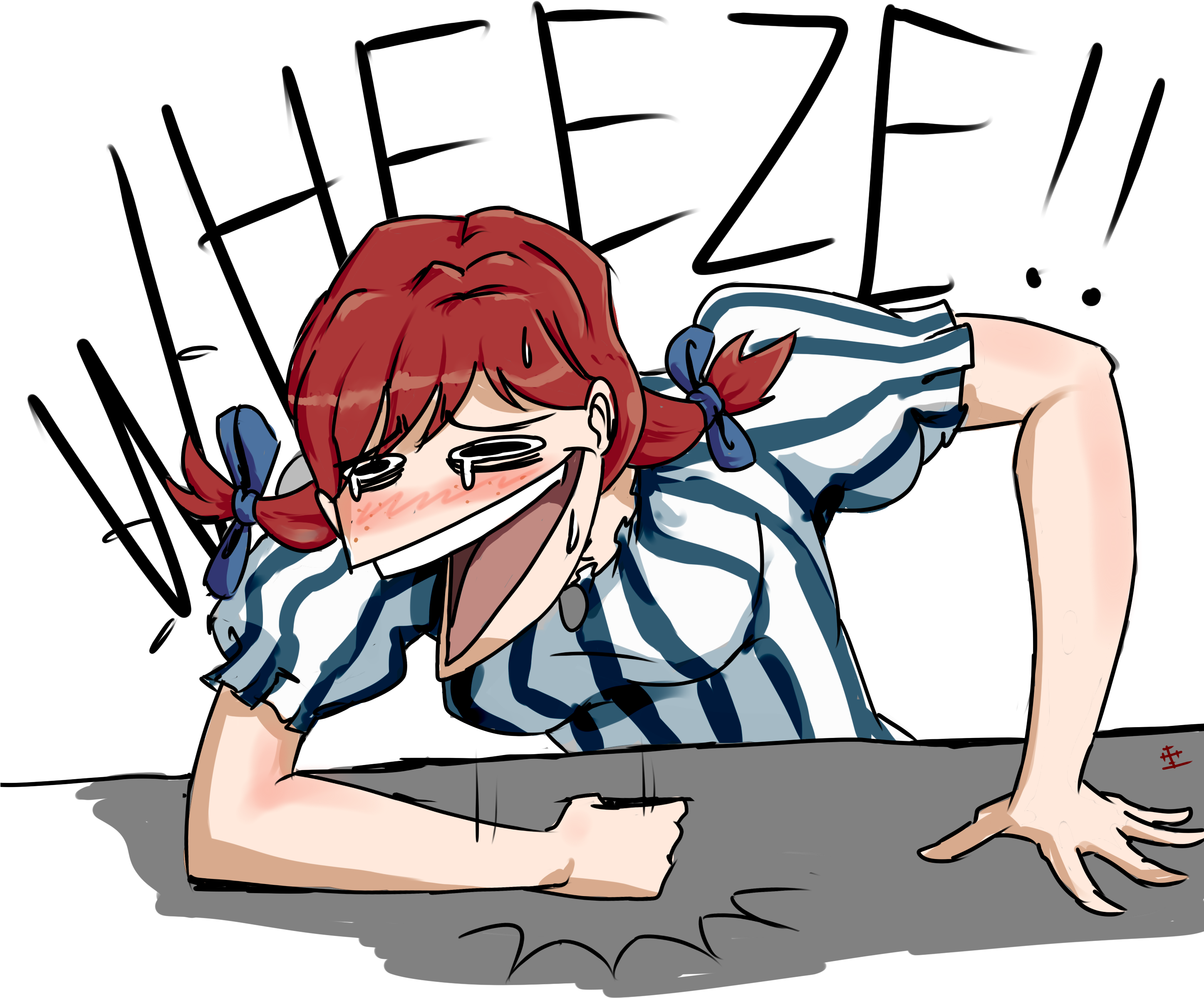 Clip Art Cartoon Fictional Character Fashion Accessory - Smug Wendy's Transparent (2893x4092), Png Download