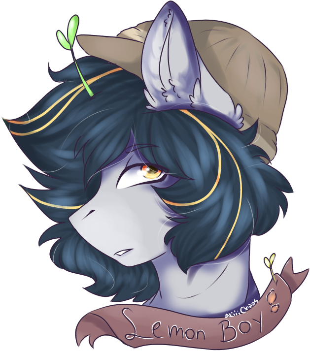 Akiiichaos, Bust, Male, Oc, Oc - Cartoon (768x768), Png Download