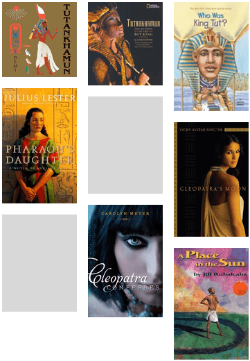 Ancient Egypt Fiction & Non Fiction - King Tut (436x565), Png Download