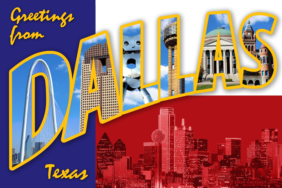 Dallas Postcard (1200x800), Png Download