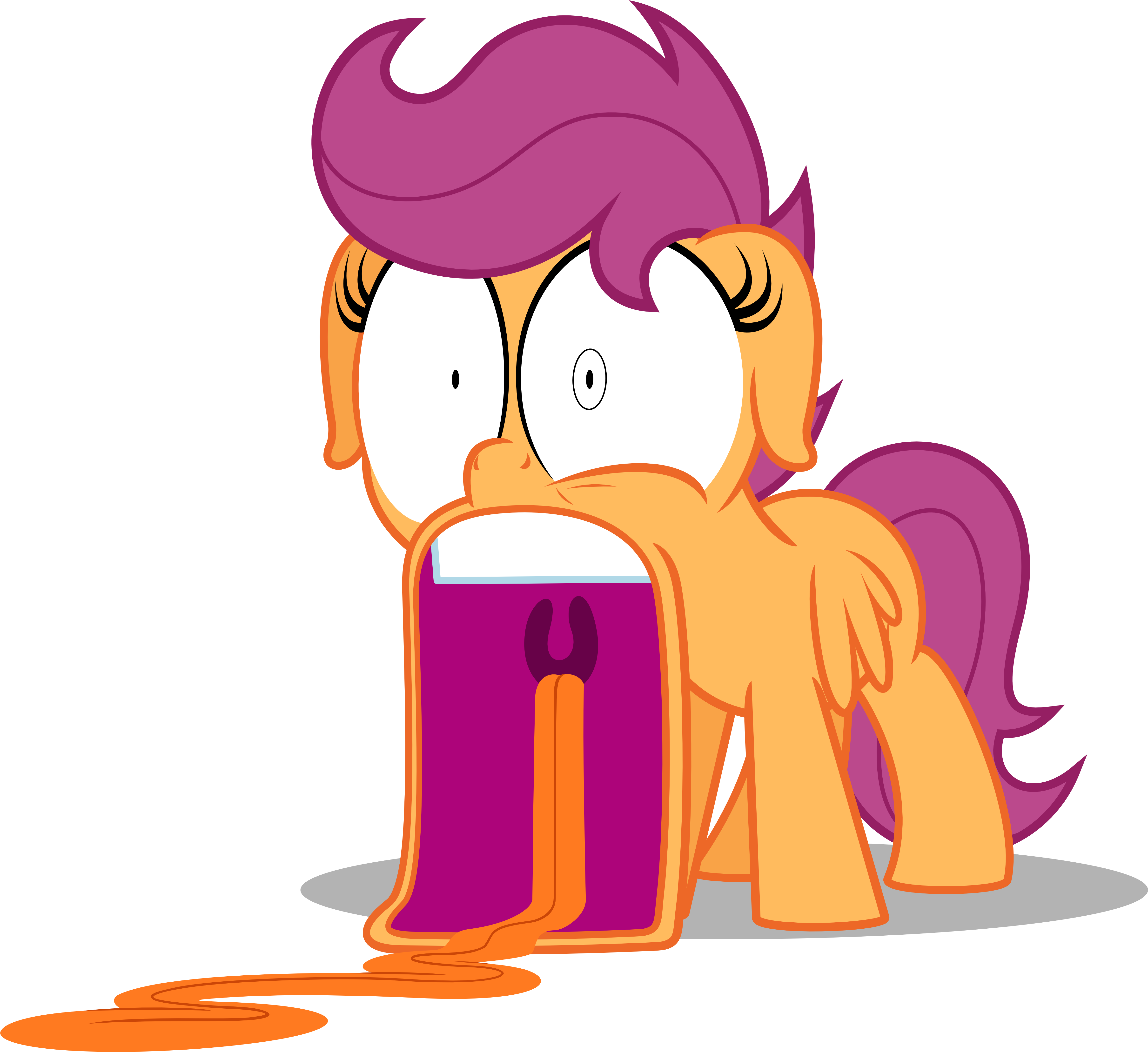 Pony Pinkie Pie Rarity Scootaloo Fluttershy Pink Mammal - My Little Pony Shocked Png (5000x4603), Png Download