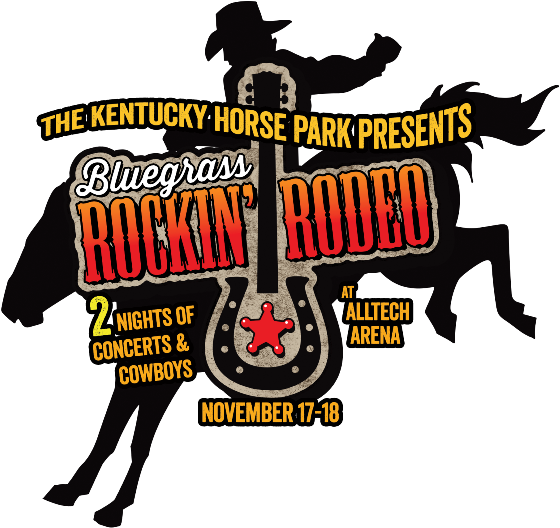 Attendees To The Bluegrass Rockin' Rodeo Will Have - Silueta De Caballos Rodeo (598x568), Png Download