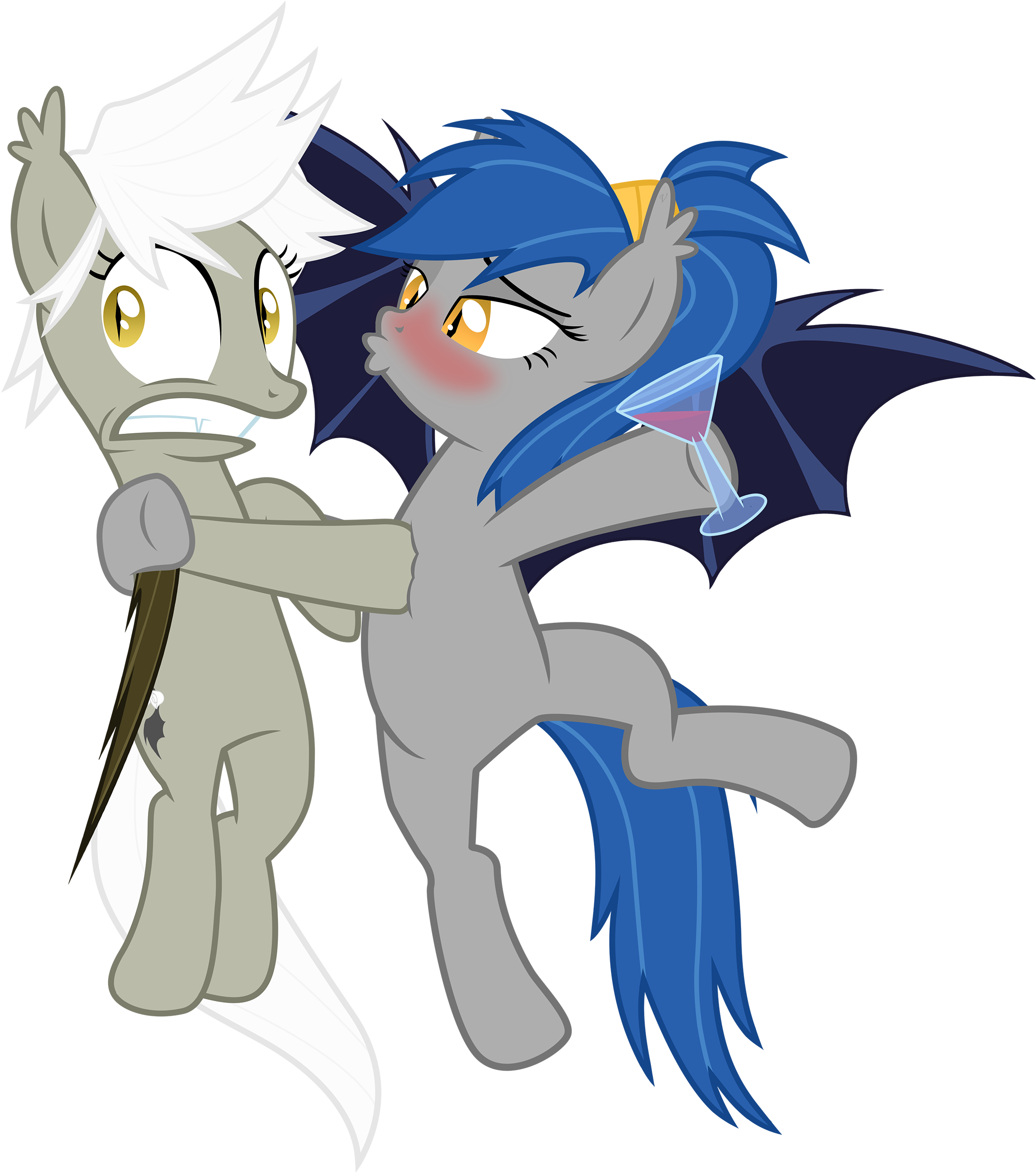 Gloom Wing And Moonlight - Mlp Bat Pony Wings (2267x2500), Png Download