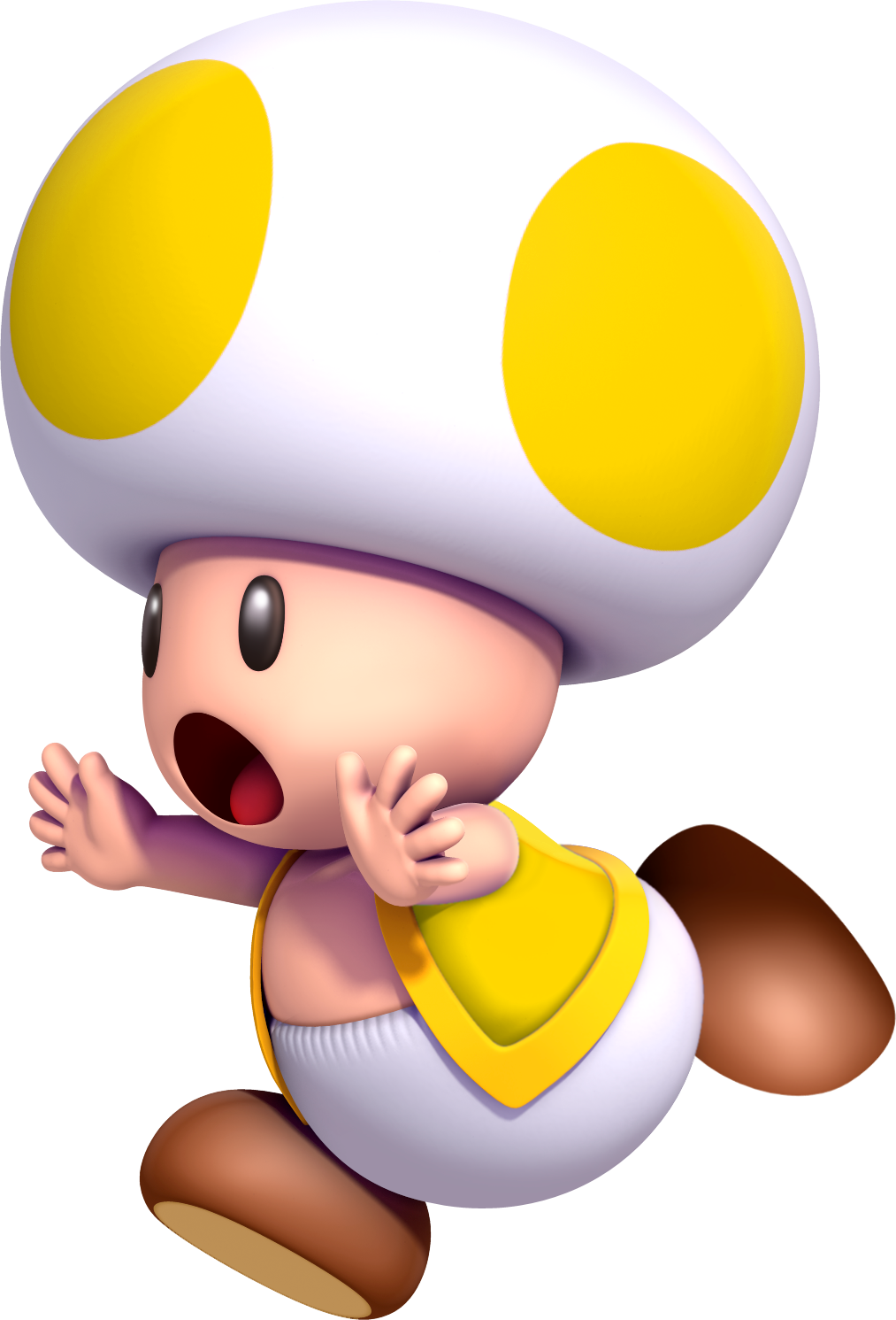 Fantendo, The Nintendo Fanon Wiki - Super Mario Yellow Toad (1013x1491), Png Download