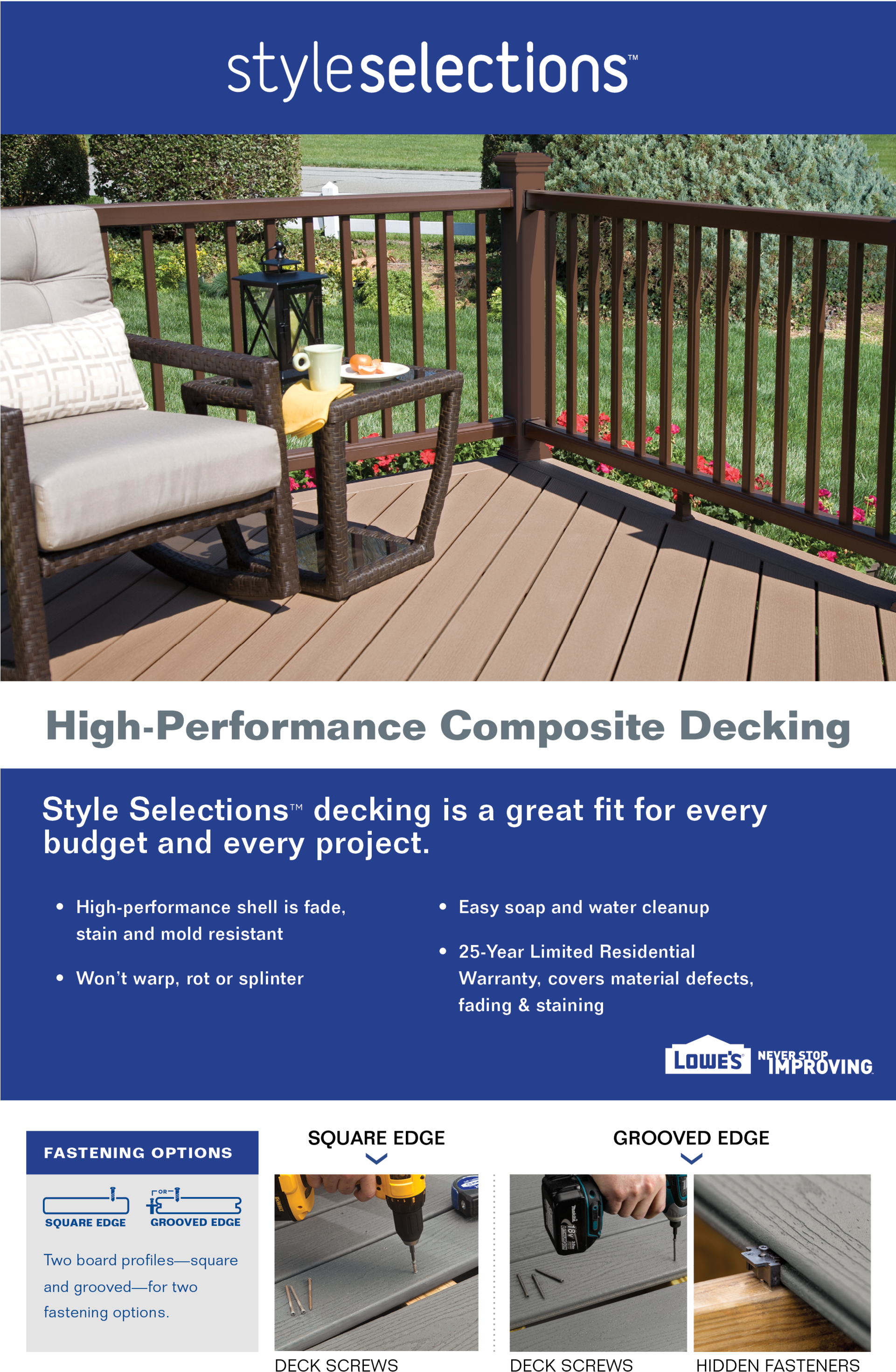 High-performance Composite Decking - Deck (1920x3000), Png Download