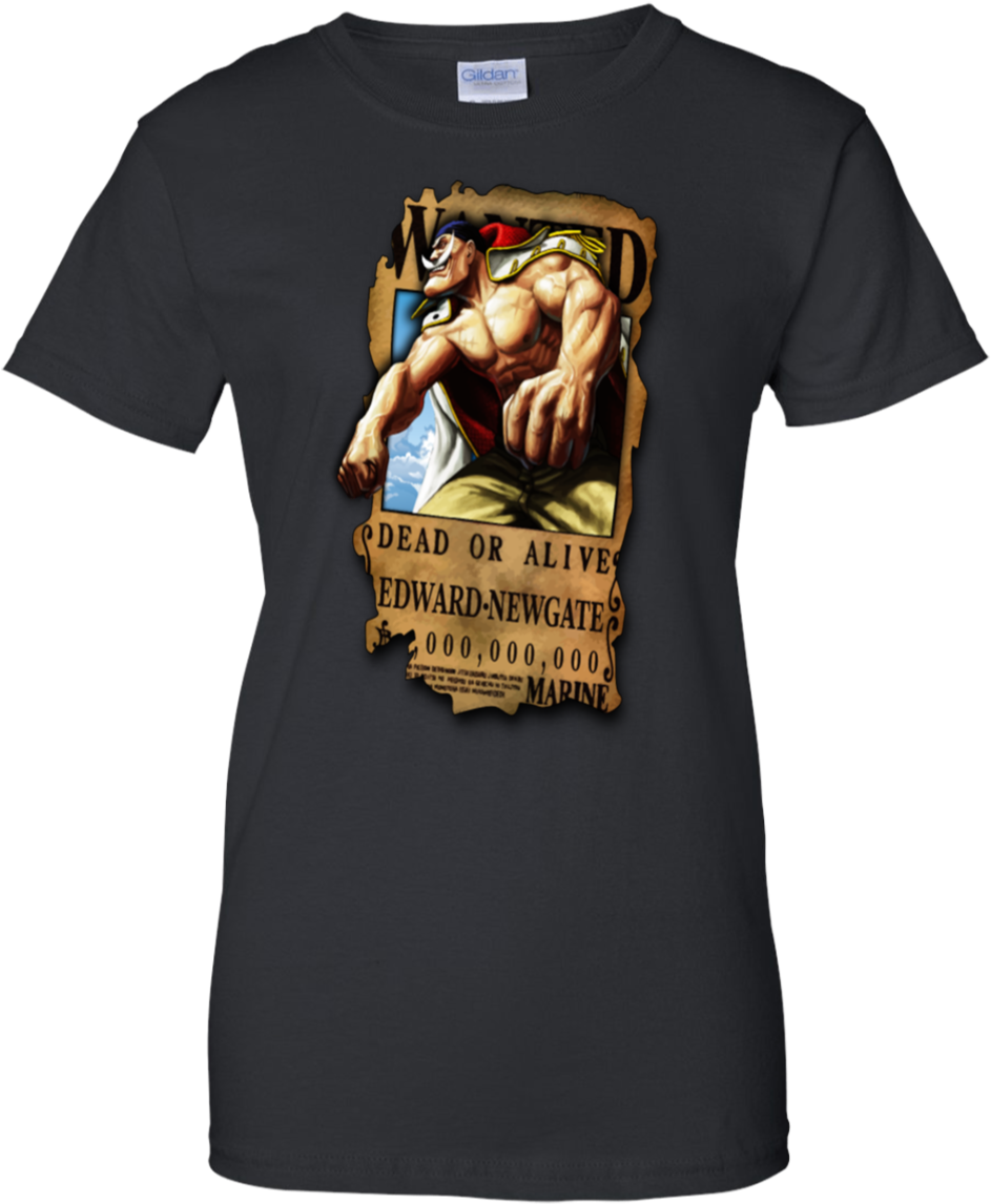 Bigboss Wanted Poster-shirts - Bigboss Wanted Poster - One Piece Tshirt (1155x1155), Png Download