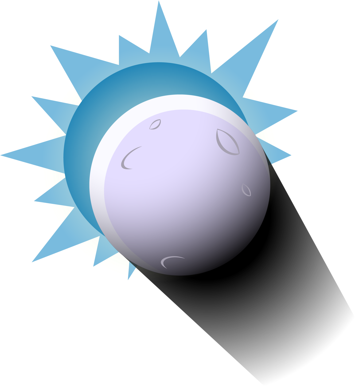 Moonlight Clipart Transparent - Mlp Moonlight Cutie Mark (1600x1656), Png Download