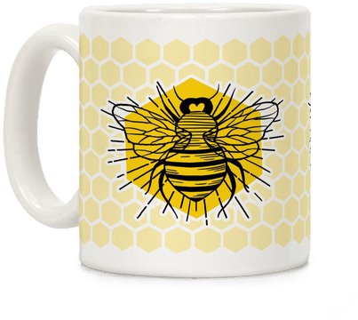 Honey Bee - Mug (484x484), Png Download