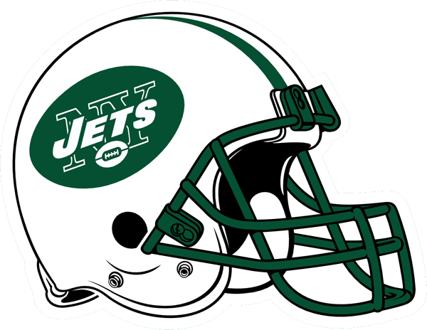 New York Jets - New York Jets Helmet Logo (600x464), Png Download