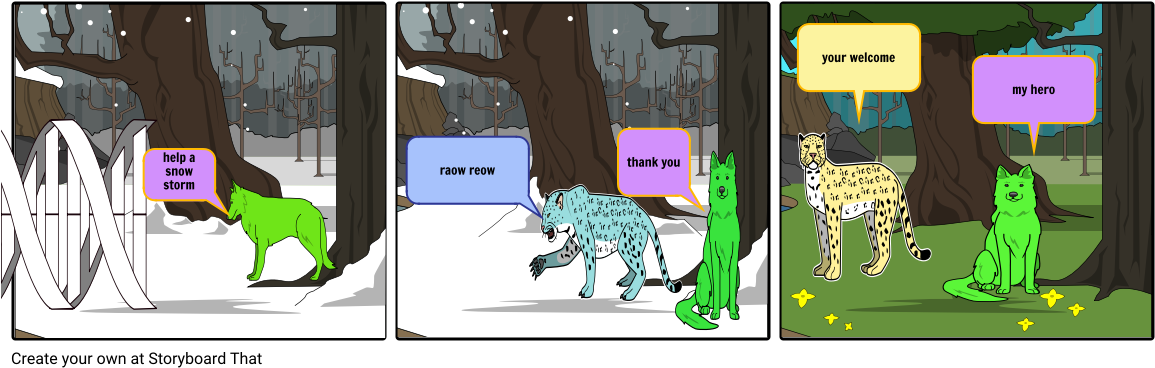 Wether - Snow Storm - Cartoon (1164x385), Png Download