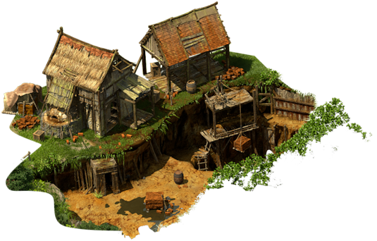 Clay Pit Lvl 11-15 - Clay Pit Tribal Wars 2 (535x342), Png Download