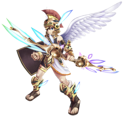 Vs Battles Wiki - Kid Icarus Uprising Three Sacred Treasures (400x379), Png Download