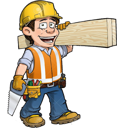 Clip Art Download Carpenter Clipart Construction Person - Clipart Construction Working (530x531), Png Download