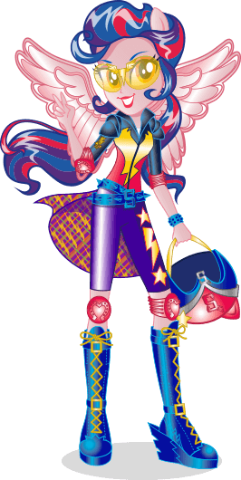 Indigo Zap Friendship Games Bio Art - Mlp Eg Friendship Games Indigo Zap (266x530), Png Download