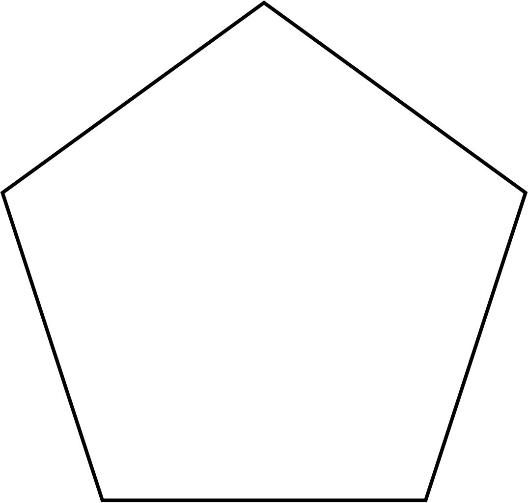 File - Pentagon - Svg - Regular Pentagon Png (588x560), Png Download