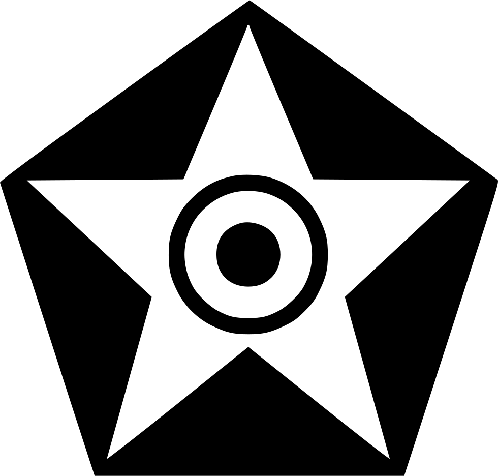 Pentagon Star Eye Hell Diablo Devil Comments - Flag Of Houston (980x936), Png Download
