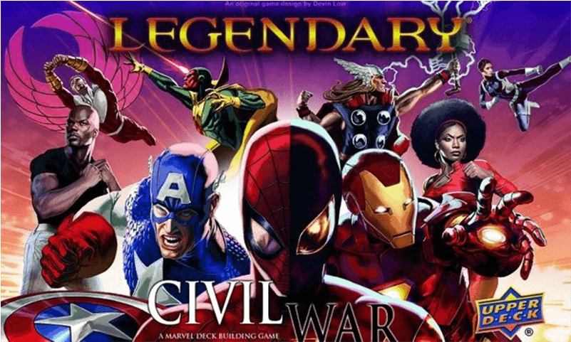 Civil War - Legendary Marvel Deck Building Game: Civil War Expansion (800x800), Png Download