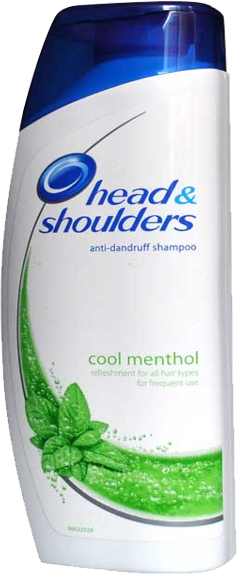 Shampoo Png - Head & Shoulders Cool Menthol Shampoo (1134x1276), Png Download