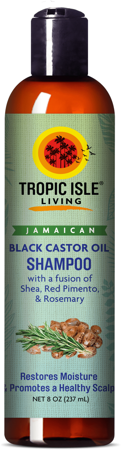 Jamaican Black Castor Oil Shampoo - Tropic Isle Leave In Conditioner And Detangler (2048x2048), Png Download