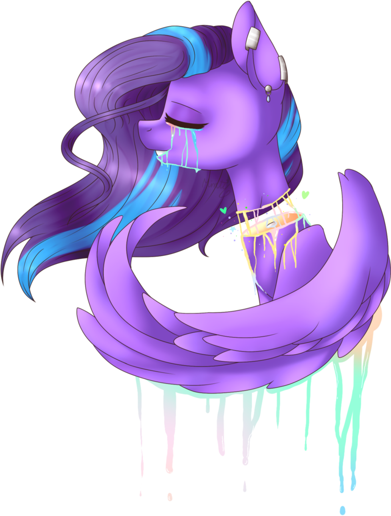 Lurid Dewdrop Pastel Gore By Lemonpanda - Pastel (774x1031), Png Download