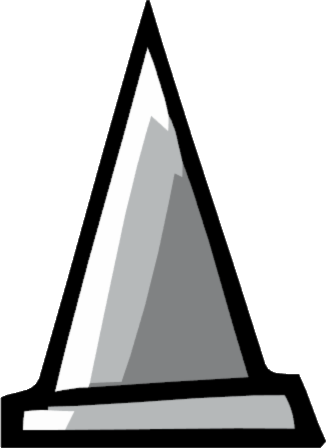 Steel Spike Scribblenauts Wiki Fandom Powered By - Spike Png (326x448), Png Download