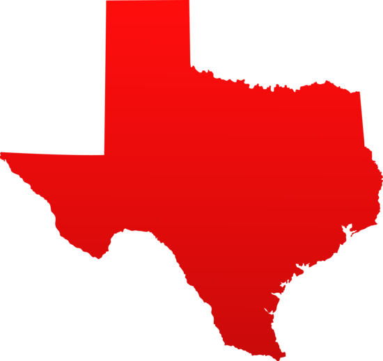 Banner Royalty Free Stock State Of Free - Texas Map Vector (550x519), Png Download