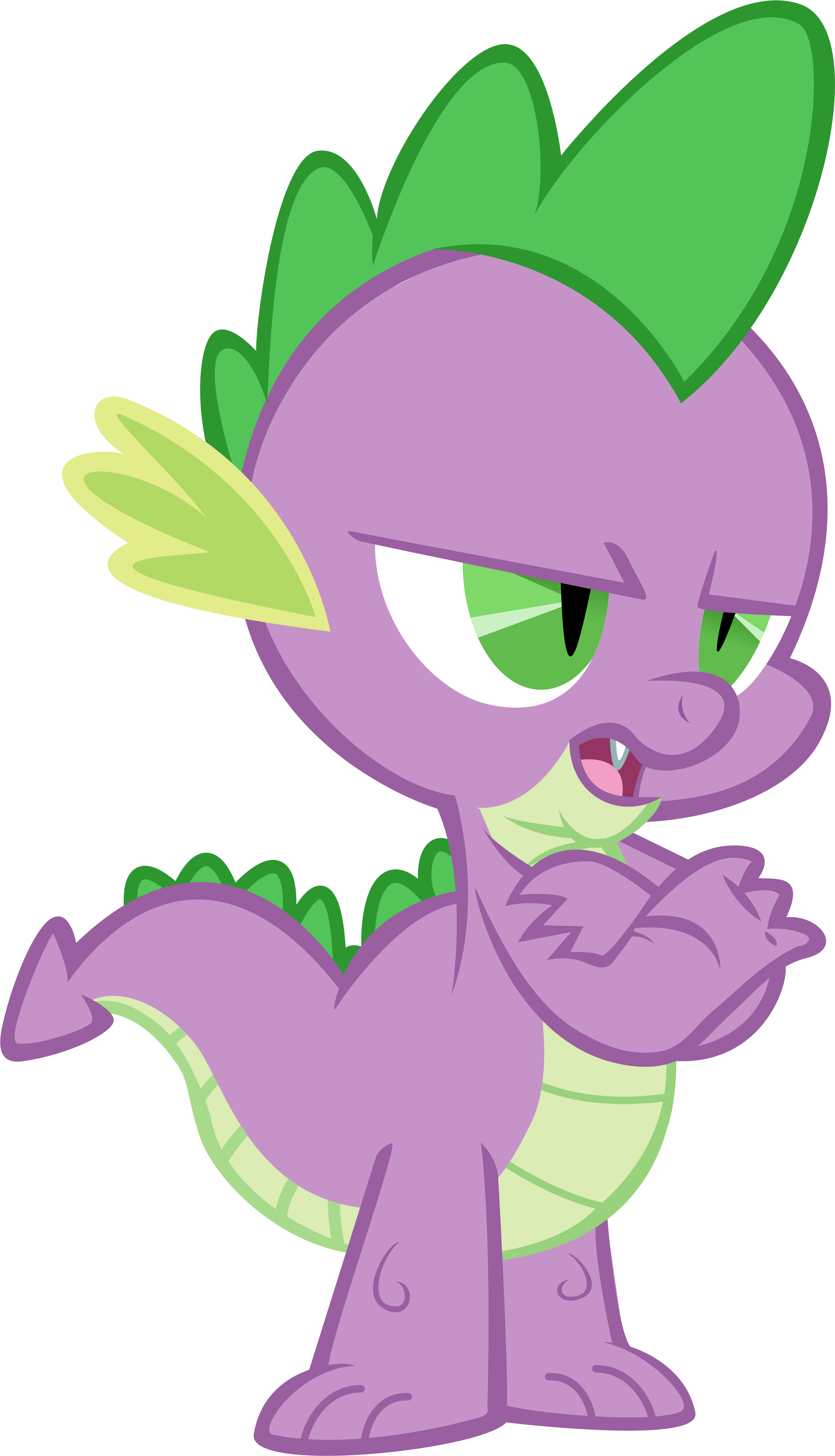 Spike And Pinkie Pie Png Graphic Free - Spike Vs Bowser Jr (3462x6000), Png Download