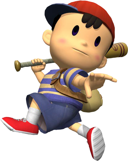 Ness - Ness Earthbound Bat (430x600), Png Download