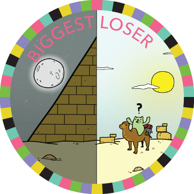 Biggest Loser Image - Ann Arbor District Library: Traverwood Branch (400x400), Png Download