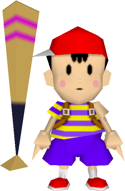 Download Zip Archive - Ness Smash 64 Model (750x650), Png Download
