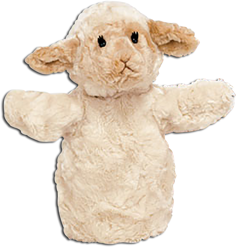 Gund Fluppets Ewenice Creamy Lamb Hand Puppet - Hand Puppet Png Transparent (970x1013), Png Download