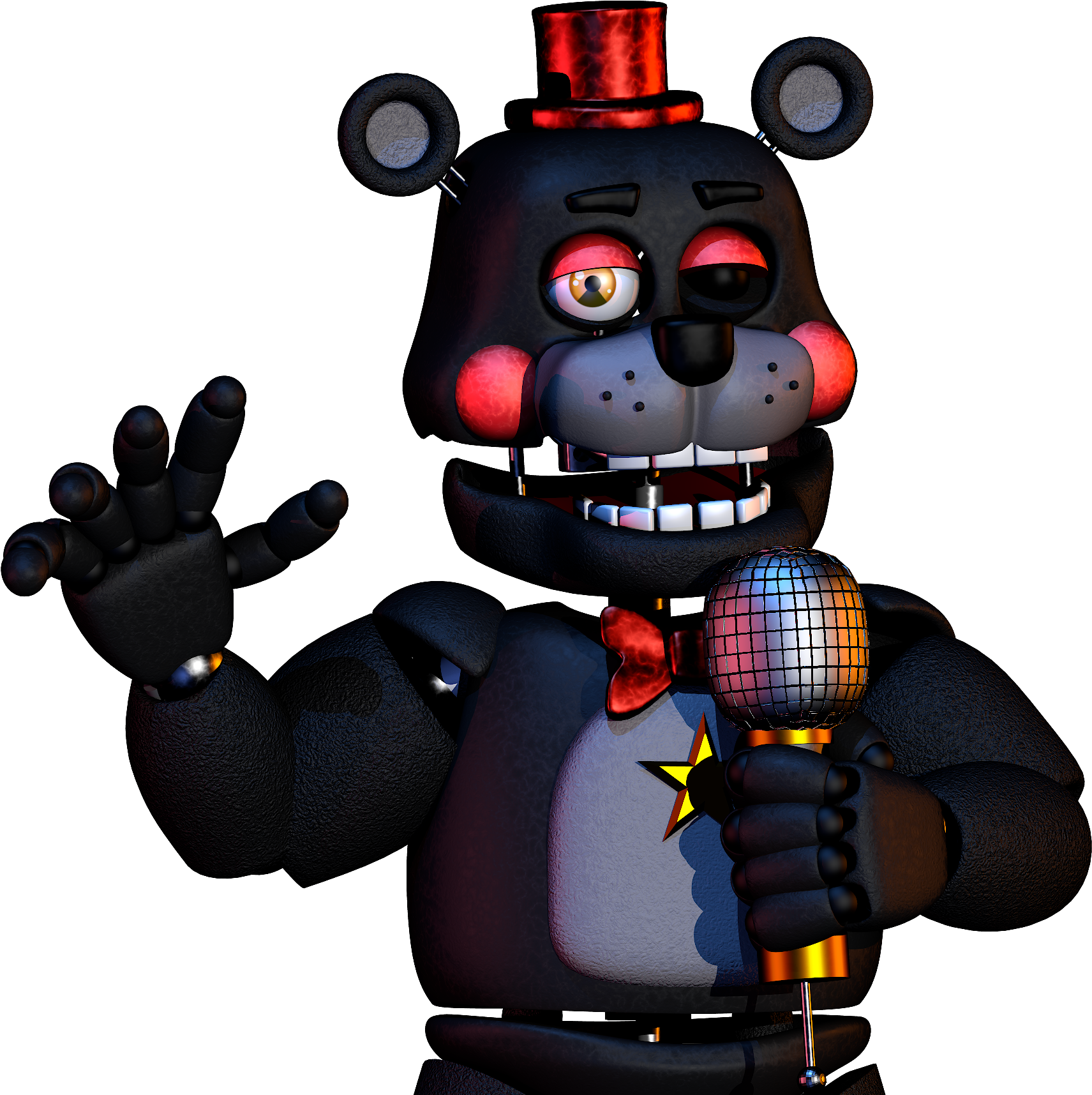 Renderlefty - Rockstar Shadow Bonnie (2160x1914), Png Download