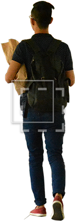 Guy Standing Png - People Doing Groceries Png (450x450), Png Download