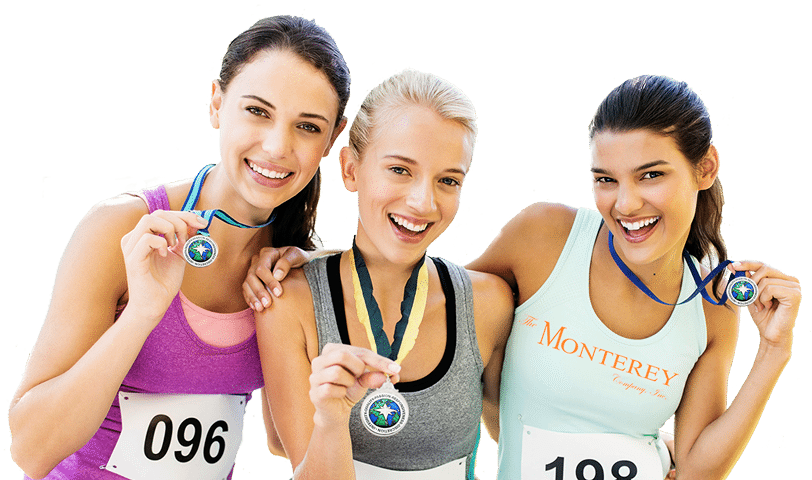 Monterey Company Custom Race Medals Logo - Medal (812x480), Png Download