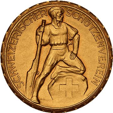 Swiss Shooting Medals Listed In Richter - Medal (375x375), Png Download