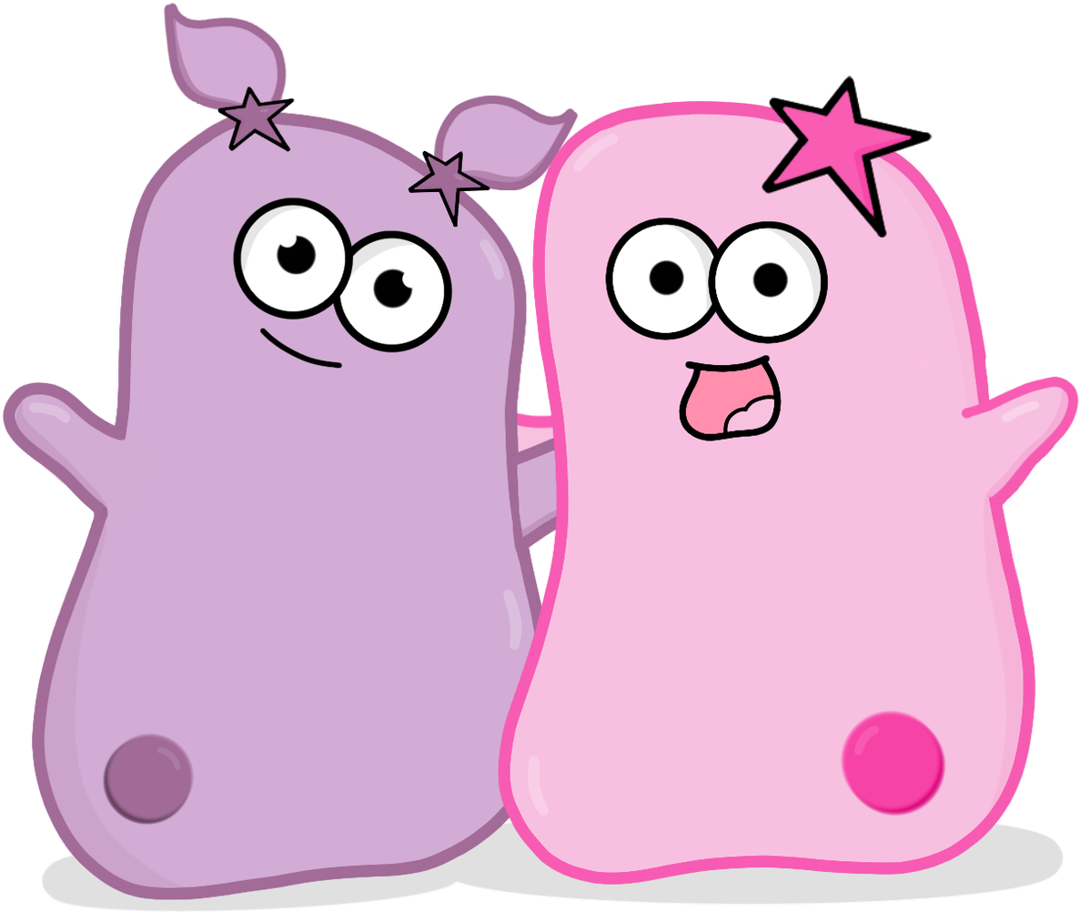 Love, The Amoeba Sisterspic - Amoeba Sisters Purple Pink (1200x1045), Png Download