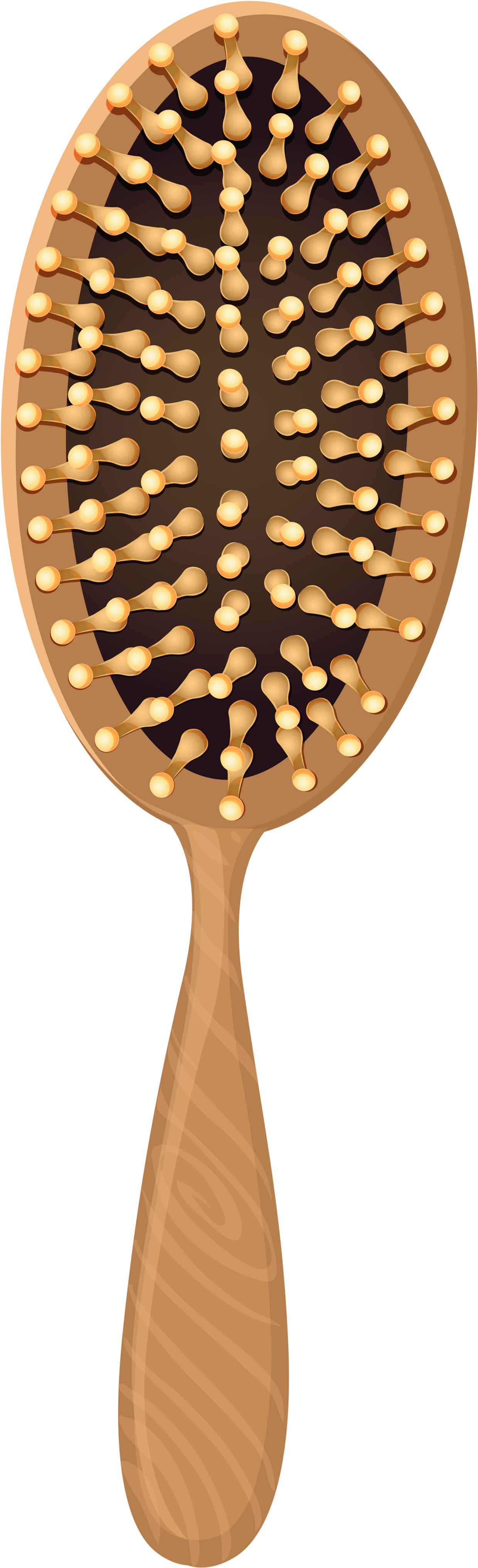 Picture Freeuse Library Wooden Hairbrush Image Gallery - Wooden Hair Brush Png (1681x4268), Png Download