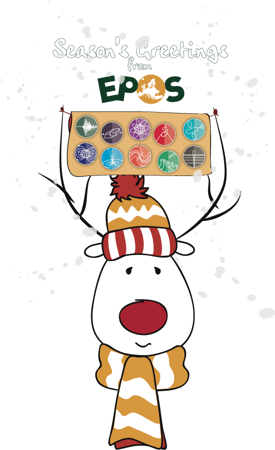 Epos Season's Greetings - Cartoon (566x918), Png Download