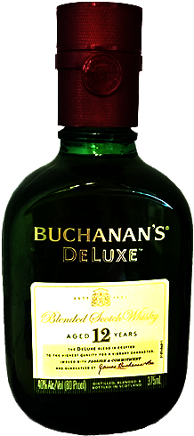 Buchanan's Deluxe 12 Year Old / 1l Blended Scotch Whisky (500x500), Png Download