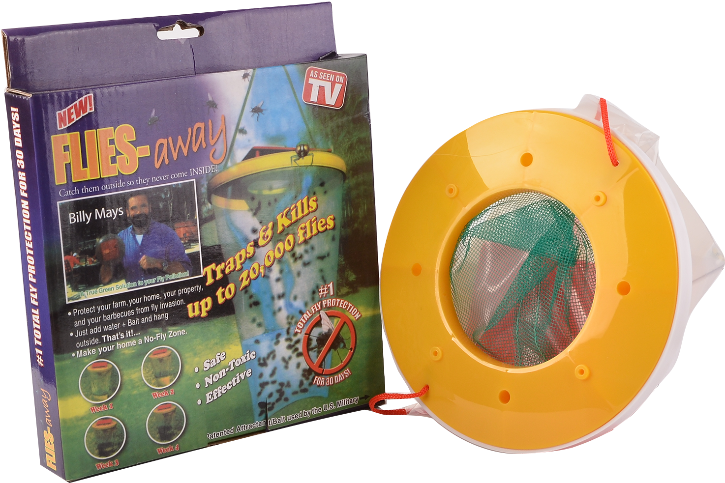 Kills Up To 20,000 Flies Safe Non-toxic Flies Away (1690x1399), Png Download