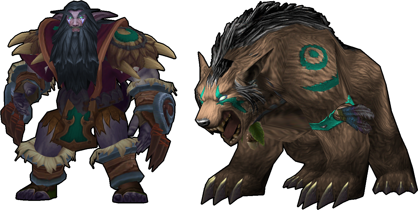 Wc3 Druid Of The Claw (1523x846), Png Download